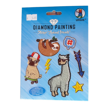Diamont Painting "Sticker Animal Frinds"